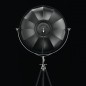 FORTUNY ® STUDIO 76 TRIPOD BLACK & GOLD LEAF + ROULETTE 