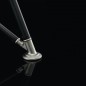FORTUNY ® STUDIO 76 TRIPOD BLACK & GOLD LEAF + ROULETTE 