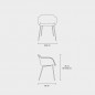 Fiber Fauteuil en Acier
