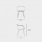 Fiber Fauteuil en Bois