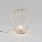 Pinecone Lampe de Table Ø50cm Or-Verre Transparent