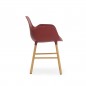 Form Fauteuil Pied en Chêne 
