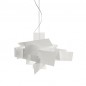 Big Bang L Suspension Blanche LED