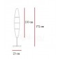 Lampadaire Havana Indoor On/off Finition Banc