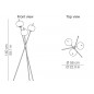 Kushi Lampadaire LED
