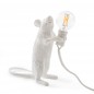 Mouse Lamp Blanche Debout