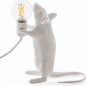 Mouse Lamp Blanche Debout
