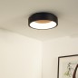 Lotaw Plafonnier Ø30cm LED Dim. 1x20W 3000K Noir