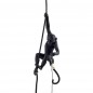 Monkey Suspension avec Corde H80cm Noir Extérieur LED
