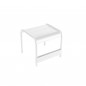 Luxembourg Petite Table Basse/Repose-Pieds Blanc Coton