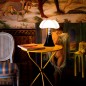 Mini Pipistrello Sans Fil Brun Foncé LED Intégrées Avec Variateur Tactile