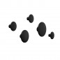 PatÃ¨re The dots Set de 5 Noires