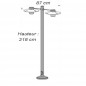 Aubanne Lampadaire Double