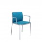 Lot de 2 Audrey Soft Chaises avec Accoudoirs - Tissu Trevira