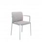Lot de 2 Audrey Soft Chaises avec Accoudoirs - Tissu Trevira