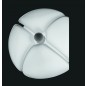 Lampe Pipistrello Blanche LED Intégrées Avec Variateur