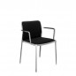 Lot de 2 Audrey Soft Chaises avec Accoudoirs - Tissu Trevira
