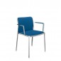 Lot de 2 Audrey Soft Chaises avec Accoudoirs - Tissu Trevira