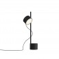 Post Lampe de Table Noire