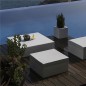 Quadrat Pouf 120x120x40cm Lumineux