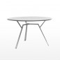 Radice Table Ronde Extérieure Blanche