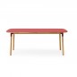 Form Table 95 X 200cm Rouge