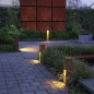 Rusty Slot Borne Eclairage Exterieur H.50 cm