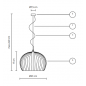 Suspension Sahara Vert Sauge