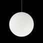 Globo Suspension Ø80 Lumineuse Exterieure Blanc