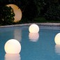 Acquaglobo Lampe Flottante Ø30 Lumineuse Blanche