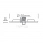 Spot Encastrable Clone 12V GU4