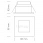 Spot Encastrable Borris 230V Gu10