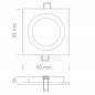 Spot Encastrable Orientable Carlow Single 12V