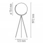 Superloon Lampadaire Blanc