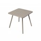 Luxembourg Table 4 Pieds 80X80cm Muscade