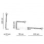Tolomeo Lampe de Table LED avec Détecteur de Présence