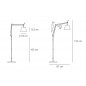 Tolomeo Basculante Lampadaire