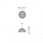 Suspension Raimond Dome 79