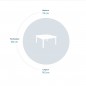 Craft Table 143 X 143 Gris Orage