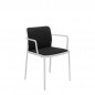 Lot de 2 Audrey Soft Chaises avec Accoudoirs - Tissu Trevira