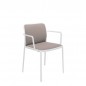 Lot de 2 Audrey Soft Chaises avec Accoudoirs - Tissu Trevira