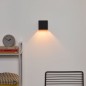 Applique murale OXXIO carrée Led Dim G9 1X4W 2700K Coloris Noir
