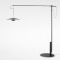 Ginger XXL 60 Lampadaire Arc Wengé