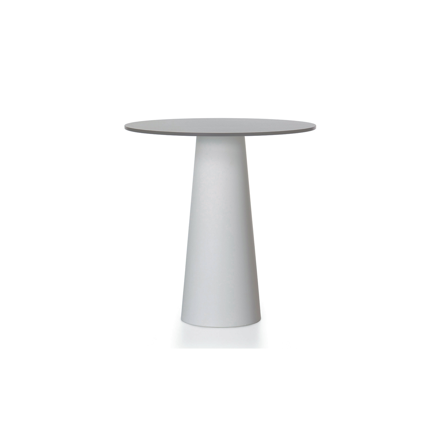 Container Top HPL Round d70 Gris Pale