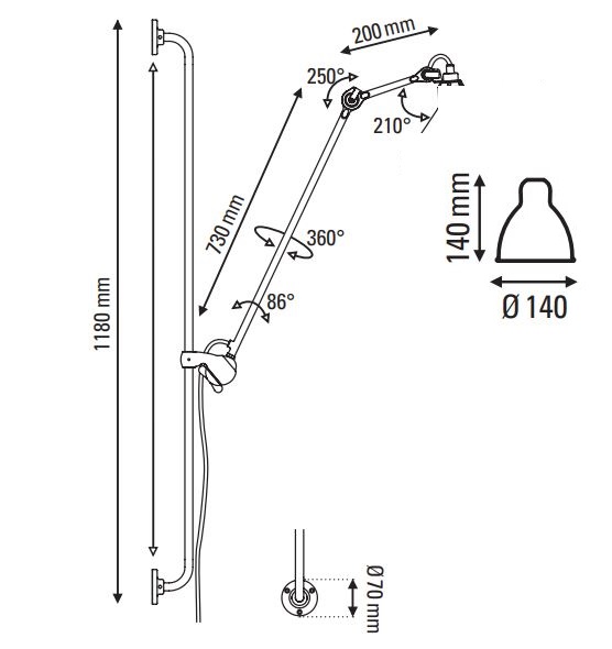 lampe-gras-n214_tech