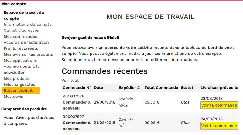 Accueil Espace Client Ilightyou